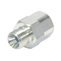 Hydraulic Adaptor 1/4\'\' BSP Male x 1/4\'\' BSP Fixed Female 2