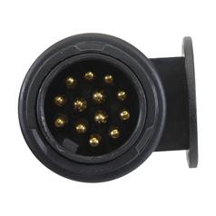 13 Pin Trailer Plug - Male Fitted with Screw Connectors Plastic 3