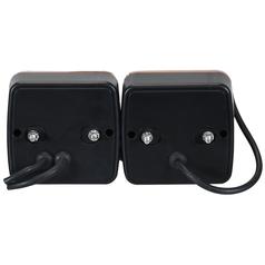 Halogen Lighting Set, Bolt on, Function: 4, Brake / Tail / Indicator / Number Plate, 7.5M, 12V 2