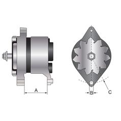Alternator (Mahle) - 14V, 55 Amps 4