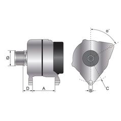 Alternator (Mahle) - 14V, 100 Amps 4
