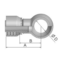 Parker Banjo Hose Insert 5/16\'\' x 14mm Ø 2