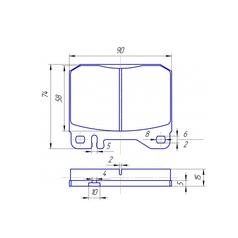 Brake Pad Set. 2