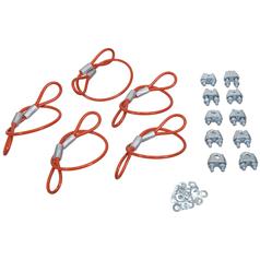 Swath turner clamp,  Suitable for 8mm tines, 1