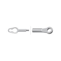 Brake Cable - Length: 1610mm, Outer cable length: 1420mm. 2