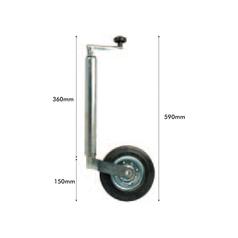 Jockey Wheel Jack, Tube Ø 42mm - Complete 2