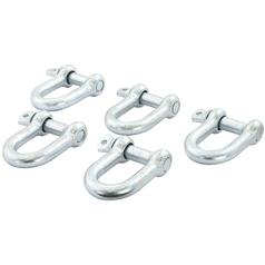 Screw Type D Shackle, Pin Ø19mm x 37mm Jaw 2