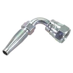 Hydraulic 2-Piece Re-usable Coupling insert 3/8\'\' x 3/4\'\'JIC female 90 swept 2