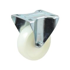 Fixed Plastic/Nylon Castor Wheel - Capacity: 130kgs, Wheel Ø: 100mm 1