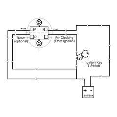 Hourmeter - LCD Display, 8-32V 2
