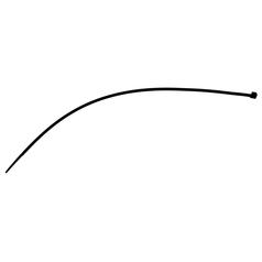 Cable Tie - Non Releasable, 370mm x 4.8mm 1