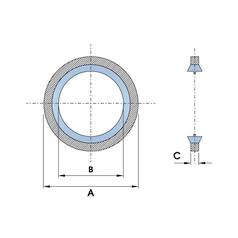 Self centering Bonded Seal 10mm Metric 2