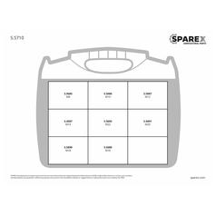 Handipak 145 pcs. Self centering Bonded Seal 8-22mm 3