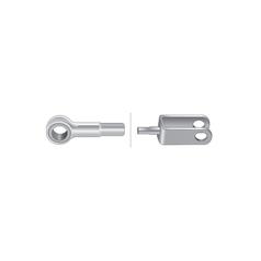 Hand Throttle Cable - Length: 1480mm, Outer cable length: 1340mm. 2