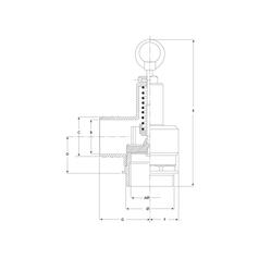 Pressure relief valve 1-1/2\'\' 3