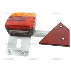 Halogen Lighting Bar, Fixing: Bolt on, Function: 4, Brake / Tail / Indicator / Number Plate,  1.6M, 12V 3