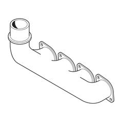 Exhaust Manifold (4 Cyl.) 2