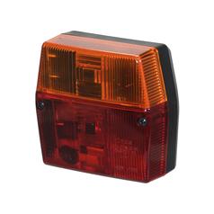 Rear Combination Light, (Halogen), Function: 4, Brake / Tail / Indicator / Number Plate, RH & LH, 12/24V 1