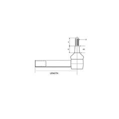 Track Rod, Length: 105mm 2