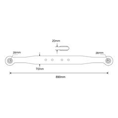 Lower Link Lift Arm -   Ball Ø 28mm -  RH & LH 2