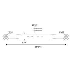 Lower Link Lift Arm -   Ball Ø 28mm -  RH & LH 3