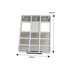 Front Grille, Replacement for: Case IH. 2