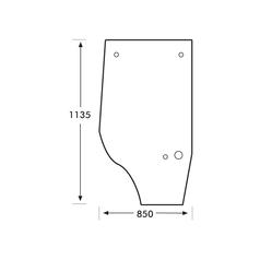 Door Glass LH 3