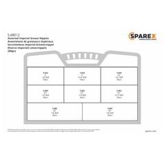 Compak 280 pcs. Grease Nipples Imperial Assortment 1