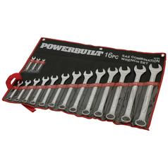 Spanner set - Ring & Open End - IMPERIAL - 16 piece 1