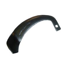 Rotavator Tine Curved RH. Width: 25mm, Height: 220mm, Hole Ø: 12mm. Replacement for Yanmar 1