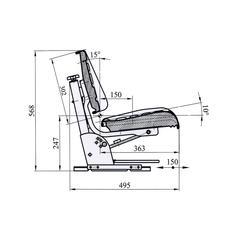 Sparex Seat Assembly 9