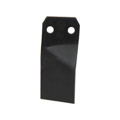 Rotavator Blade Twisted RH 80x8mm Height:  Hole centres: 44mm. Hole Ø: 14.5mm. Replacement for Maschio 1