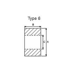 Loader Tine Bush - Ø90 x 38mm (Ø50) 2