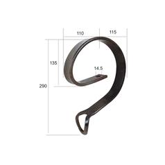 S Tine Helper 45x10mm 2