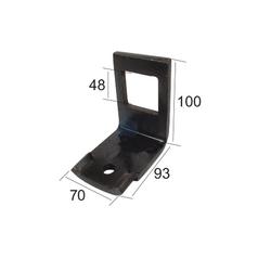 S Tine Clamp with helper 45x12mm Suitable for 60x60mm 2