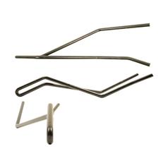Tedder haytine - LH -  Length: 460mm, Width: 137mm, Ø11mm - Replacement for Vicon 1