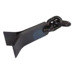 Y type flail, Length: 140mm, Width: 30.5mm, Hole Ø: 9mm, Thickness: 3mm. Replacement for Bomford 1
