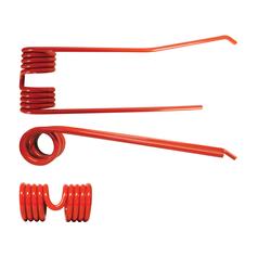 Tedder haytine - RH -  Length: 368mm, Width: 111mm, Ø9mm - Replacement for Lely 1