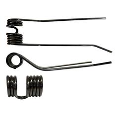 Tedder haytine - LH -  Length: 401mm, Width: 102mm, Ø9mm - Replacement for Deutz-Fahr 1