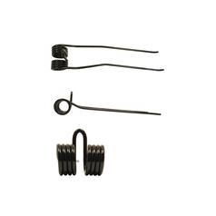 Swather/Tedder Tine - RH & LH -  Length: 517mm, Width: 108mm, Ø9.5mm - Replacement for Kuhn 1