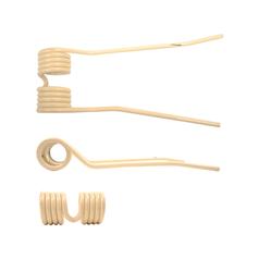 Tedder haytine - RH -  Length: 375mm, Width: 113mm, Ø9mm - Replacement for PZ 1