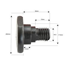 Mower Blade Retainer- M12x30mm -  Replacement for Krone, Claas 5