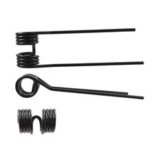 Tedder haytine - LH -  Length: 387mm, Width: 110mm, Ø9.5mm - Replacement for Kuhn, John Deere, New Holland 1