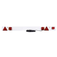 Halogen Lighting Board, Fixing: Bolt on, Function: 5, Brake / Tail / Indicator / Number Plate / Fog,  1.8M, 12V 1