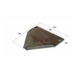 Feeder Wagon Blade 101mm x 89mm x 4mm Replacement for Lucas.G, Parmiter 2