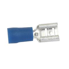 Pre Insulated Spade Terminal, Standard Grip - Female, 6.3mm, Blue (1.5 - 2.5mm) 1