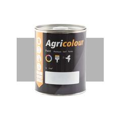 Agricolour - Silver Grey Gloss Paint 1L Tin 1