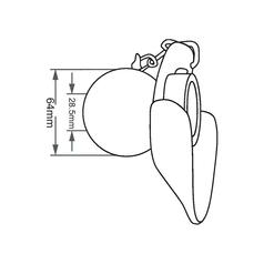 Lower Link Ball, Guide Cone and Linch Pin (Cat. 3/2) 3