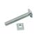 Metric Roofing Bolt & Nut, M8x30mm