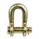 D Shackle, Pin Ø16mm, Jaw: 23mm